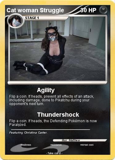 Pokemon Cat woman Struggle