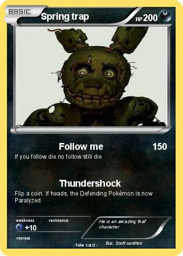 Pokemon Spring trap
