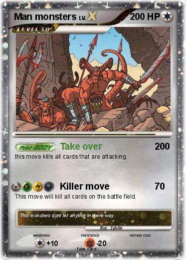 Pokemon Man monsters
