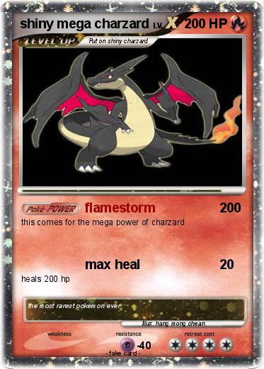 Pokemon shiny mega charzard