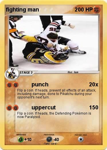 Pokemon fighting man