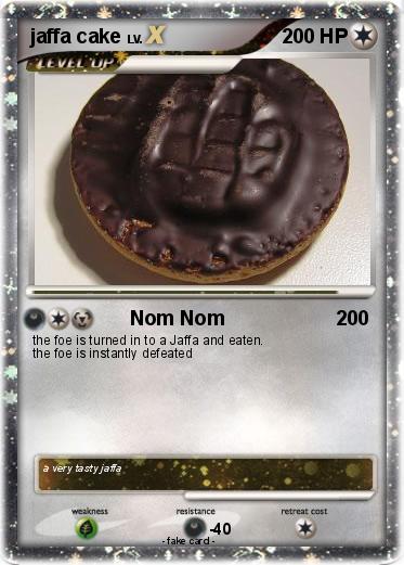 Pokemon jaffa cake