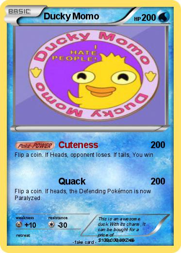 Pokemon Ducky Momo