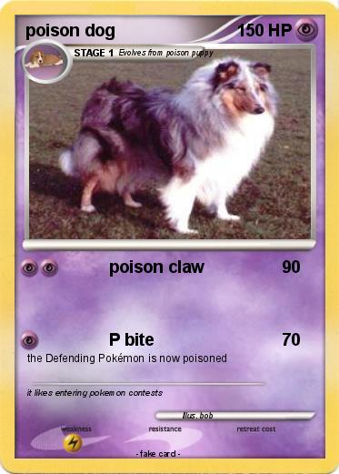 Pokemon poison dog
