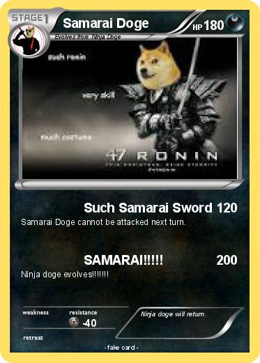 Pokemon Samarai Doge