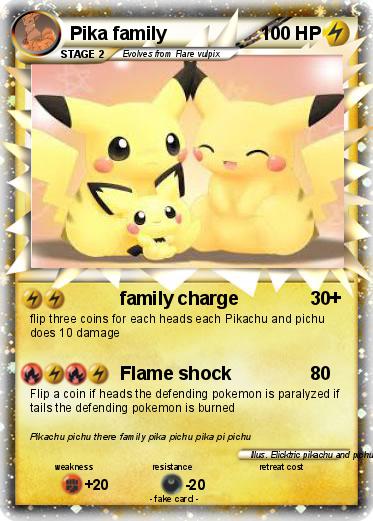 Pokemon Pika family
