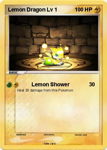 Pokemon Lemon Dragon Lv 1