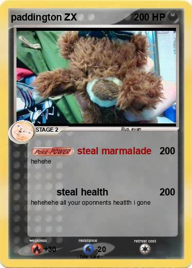 Pokemon paddington ZX