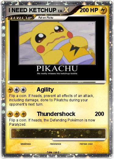 Pokemon I NEED KETCHUP