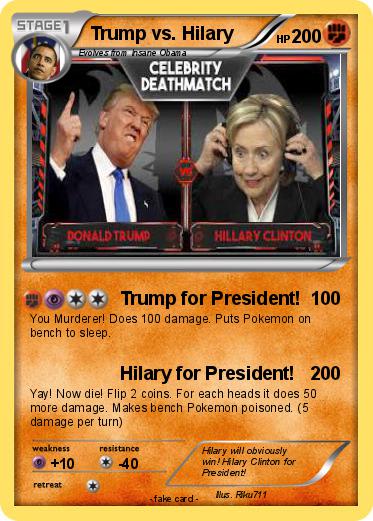 Pokemon Trump vs. Hilary