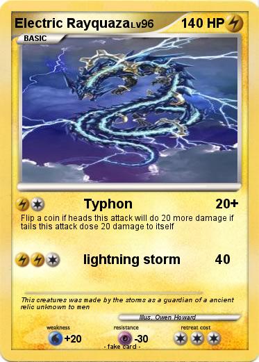 Pokemon Electric Rayquaza
