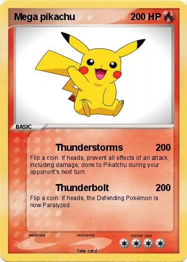 Pokemon Mega pikachu