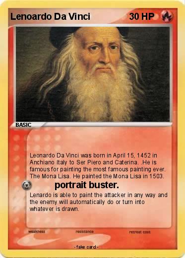 Pokemon Lenoardo Da Vinci