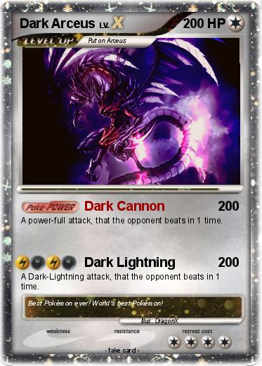 Pokemon Dark Arceus Pokemon Dark Arceus