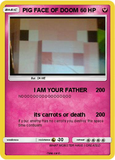 Pokemon PIG FACE OF DOOM