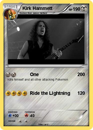 Pokemon Kirk Hammett