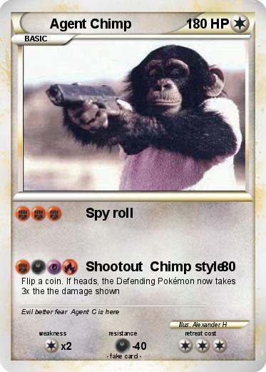Pokemon Agent Chimp