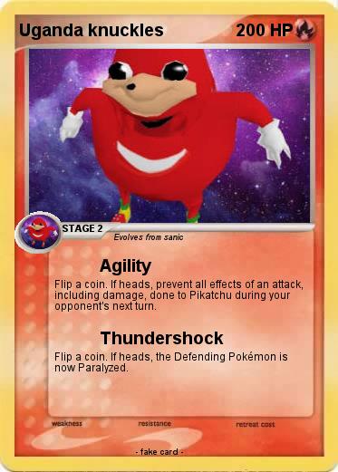Pokemon Uganda knuckles