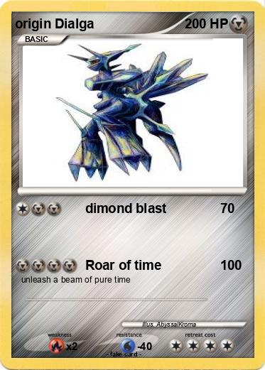 Pokemon origin Dialga