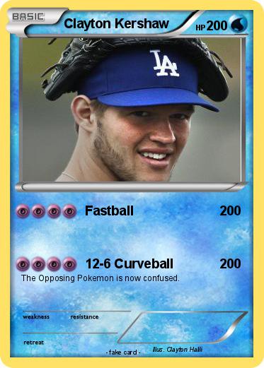 Pokemon Clayton Kershaw