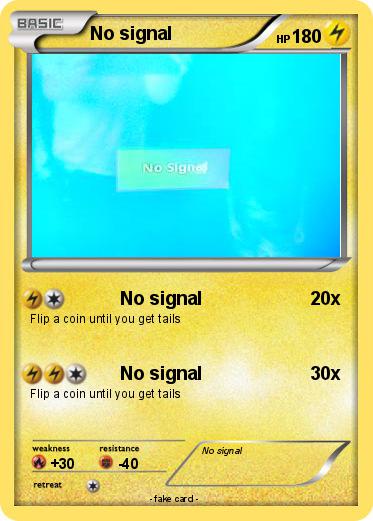 Pokemon No signal