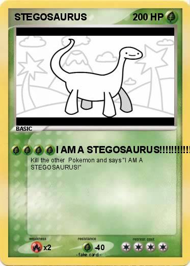 Pokemon STEGOSAURUS