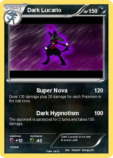 Pokemon Dark Lucario