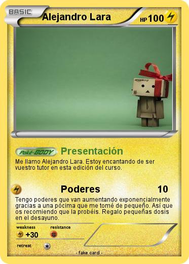 Pokemon Alejandro Lara