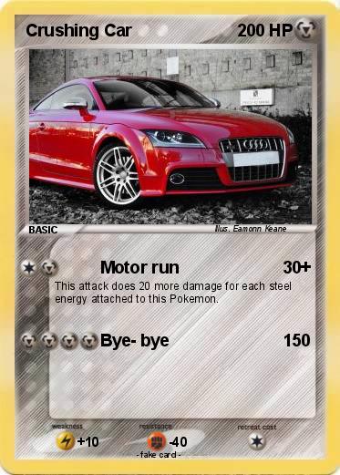 Pokemon Crushing Car