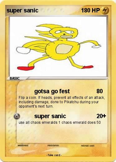 Pokemon super sanic