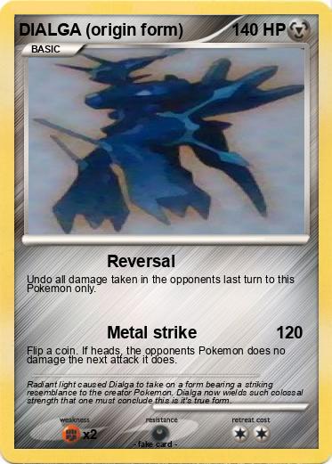 Pokemon DIALGA (origin form)