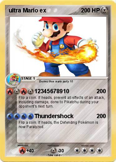 Pokemon ultra Mario ex
