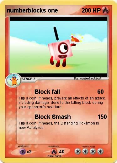 Pokemon numberblocks one