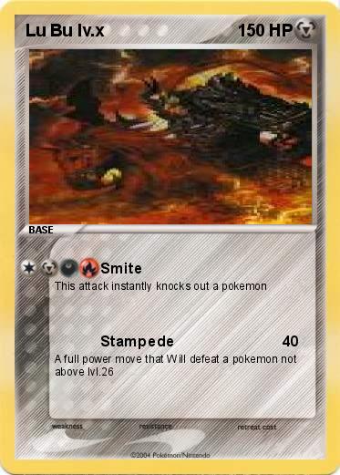 Pokemon Lu Bu lv.x