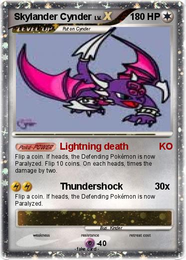 Pokemon Skylander Cynder