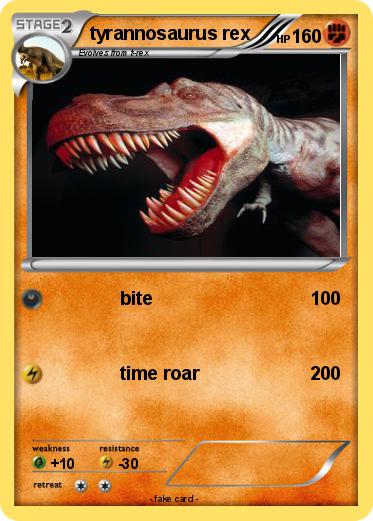 Pokemon tyrannosaurus rex