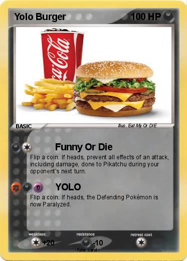 Pokemon Yolo Burger