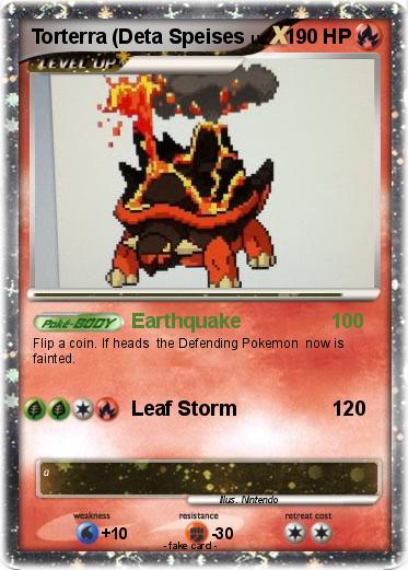 Pokemon Torterra (Deta Speises