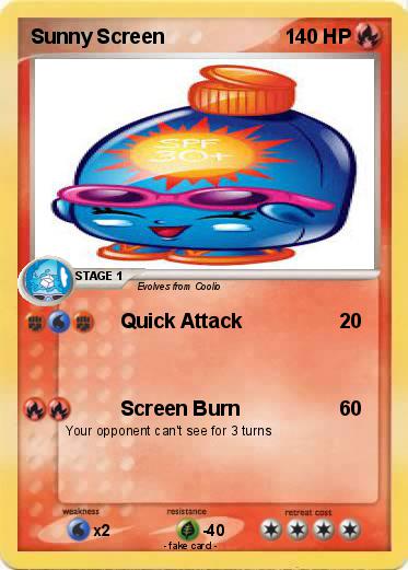 Pokemon Sunny Screen