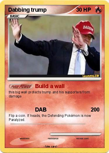 Pokemon Dabbing trump