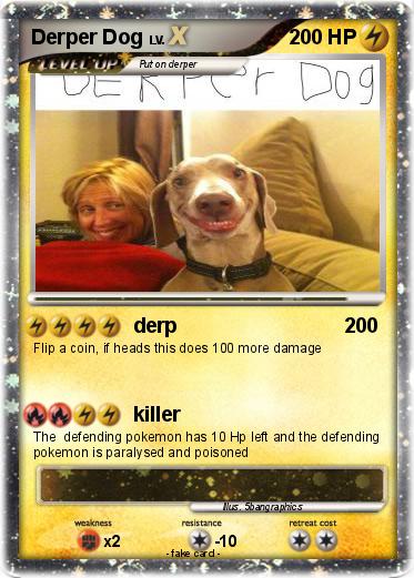 Pokemon Derper Dog