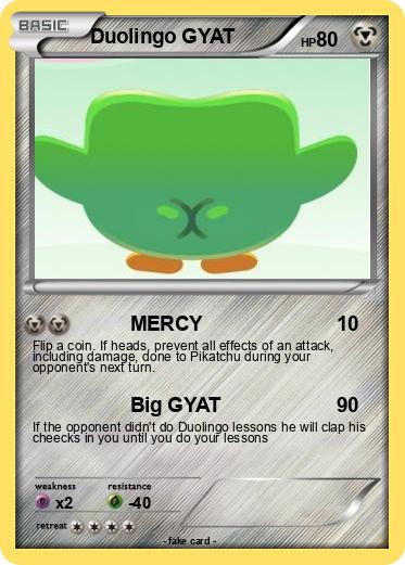 Pokemon Duolingo GYAT