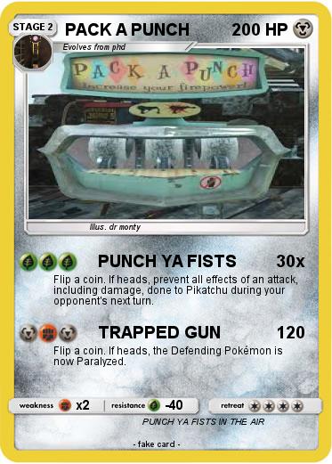 Pokemon PACK A PUNCH