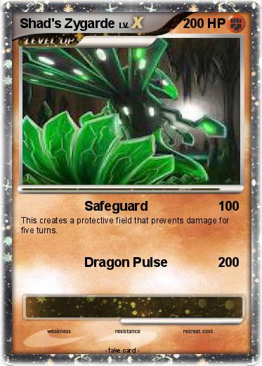 Pokemon Shad's Zygarde