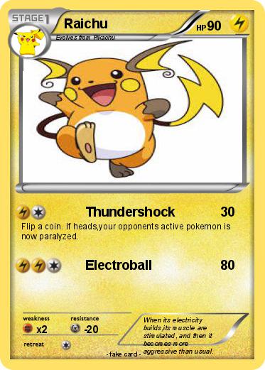 Pokemon Raichu
