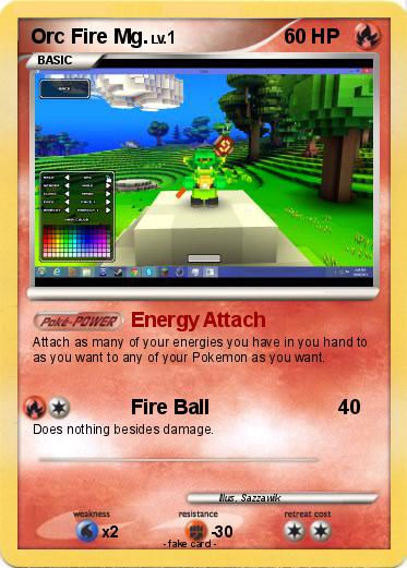 Pokemon Orc Fire Mg.