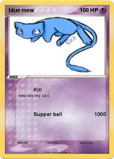 Pokemon blue mew