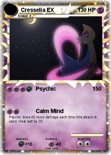 Pokemon Cresselia EX