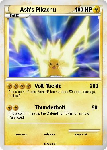 Pokemon Ash's Pikachu