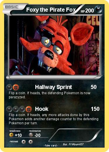 Pokemon Foxy the Pirate Fox